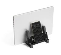 Durable Recycled Felt Vertical Laptop Stand Dock | Space Saving 3-in-1 Holder