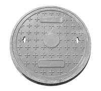 Durable Resin Manhole Cover with Frame Round Septic Tank Well Cover for Yard & Garden 31.4"x31.4" Seamless Blend with Lawn & Driveway HeavyDuty 80x80x7cm