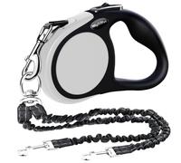 Durable Retractable Dog Leash-16ft Walking Leash- 2 Sizes Retractable Leashes for Small Medium Large Dogs up to 45/115lbs,Upgraded Lock System,Non Slip Rubbery Grip,Tangle Free Pet Leash
