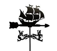 Durable Retro Farm Stainless Steel Home Weather Vane Wind Direction Indicator,Wind Vane Weathercock Yard Measuring Tool Weathervane Farm Outdoor