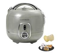 Durable Rice Cooker Small 3-Cup (Uncooked)/6-Cup (Cooked) for 1-2 People, Non-stick Mini Rice Cooker, Perfect for White/Brown Rice, Porridge, Soup, and Hot Pot, Auto Keep Warm 12 hours(Sage Green)