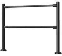 Durable Right-Swing Entry,Durable Stainless Steel Automatic Swing Gate Spring-Loaded Stainless Steel Safety Swing Gate One-Way Pedestrian Access Door Ideal for Store,(Size:100X100CMX6.3CM,Color:Black)
