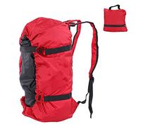 Durable Rock Climbing Bag with Shoulder Strap, Essential Camping Hiking Gear for Climbers, Protect Your Rope from Dirt and Wear (Red)