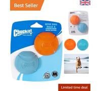 Chuckit Fetch Ball Dog Toy - Medium - Pack of 2