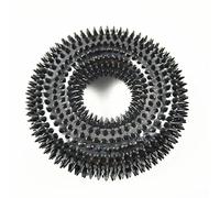 Durable Rubber Dog Chew Toy for Large Dogs, Indestructible Squeaky Teething Aid, Promotes Dental Health, Interactive for Training and Play, Ideal for Enthusiastic Chewers 3-Black / M ( 12.5CM )