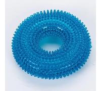 Durable Rubber Dog Chew Toy for Large Dogs, Indestructible Squeaky Teething Aid, Promotes Dental Health, Interactive for Training and Play, Ideal for Enthusiastic Chewers 6-Lake blue / S ( 10CM )