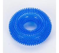 Durable Rubber Dog Chew Toy for Large Dogs, Indestructible Squeaky Teething Aid, Promotes Dental Health, Interactive for Training and Play, Ideal for Enthusiastic Chewers 1-Dark Blue / S ( 10CM )