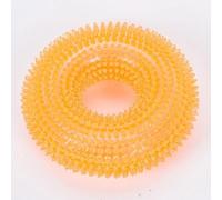 Durable Rubber Dog Chew Toy for Large Dogs, Indestructible Squeaky Teething Aid, Promotes Dental Health, Interactive for Training and Play, Ideal for Enthusiastic Chewers 2-Orange / S ( 10CM )