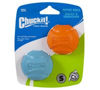 Durable Rubber Dog Fetch Balls, Small 4.8cm, Lightweight Launcher Ready 2Pack