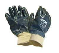 Durable Scan Nitrile Knitwrist Heavy-Duty Gloves For Ultimate Protection