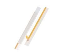 Durable SCANFIX Self-Adhesive EPOS Ticket Strip Holder - 25 Pack - 1000 x 57mm - Easy to Install Retail Ticket Holder System - Transparent