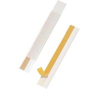 Durable Scanfix Self-Adhesive Ticket Holder 200 x 40mm, Pack of 5, Clear | Adhesive Scannable Label Strip for Retail Shelves and Warehouse Racking, Scannable for Barcodes, Made in Germany
