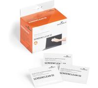Durable Screenclean 50 Wipes Alcohol Free Bio-degradable (Pack of 50)