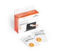 Durable Screenclean Duo Wet and Dry Wipe Set Alcohol Free (Pack 10)