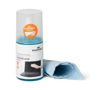 Durable SCREENCLEAN Screen Cleaner Spray and Microfiber Cloth, Smudge Free and Anti Static, for TVs, Computers, Monitors, Laptops, iPads and Phones, 200 ml