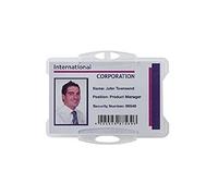 Durable Security Swipe Card Holder (50 Pack)
