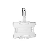 Durable Security Pass Holder with Clip 54x85mm Clear (Pack of 25) 8118/19