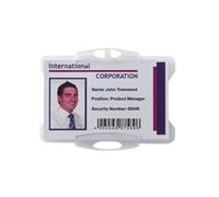 Durable Security Swipe Card Holder (50 Pack)