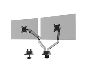 Durable SELECT PLUS Dual Arm Monitor Mount Desk Clamp for 2 Screens -