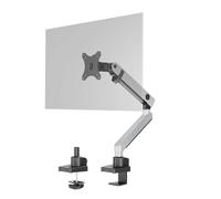 Durable Monitor Mount Select for 1 Screen - Monitor Stand with Clamp for Desks - VESA 75/100 - For Screens Upto 32 Inches - Height Adjustable, Rotate & Tilt - Securely Holds Screens Upto 8KG