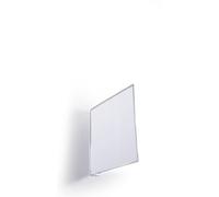 Durable Self-Adhesive Aisle Sign 149 x 149mm - Made from Strong PET Hard Plastic -Optimal for Clear Warehouse Signage - Pack of 10 Transparent Aisle Signs