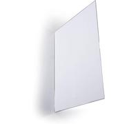 Durable Self-Adhesive Aisle Sign A4 Portrait - Made from Strong PET Hard Plastic -Optimal for Clear Warehouse Signage - Pack of 10 Transparent Aisle Signs