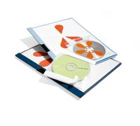 Durable Self Adhesive Cd/dvd Pocket Sleeve, 10 Pack, Clear