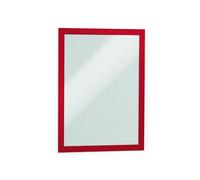 DURABLE Self-Adhesive Magnetic DURAFRAME Document Sign Holder, Letter-Size 8-1/2" x 11", Red, 2 Pack (476803)