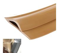 Durable Self-Adhesive PVC Floor Transition Strip - Smooth Carpet to Tile Edging for Safe and Stylish Spaces(Brown,Length 6m(19.7ft))