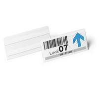 Durable Self Adhesive Ticket Label Holder Document Pocket | 10 Pack | 150 x 67mm