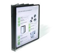 Durable Sherpa 558201 Display Panel Pin for A4 Paper - Black (Pack of 5)