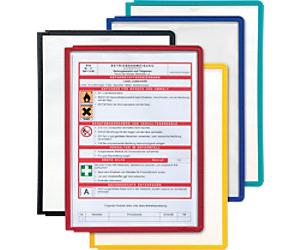 DURABLE Sherpa Display Panel 5 Panels A4 Polypropylene, Plastic Assorted Pack of 5