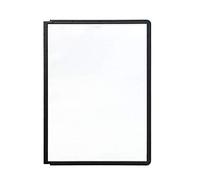 Durable Sherpa Display Panel Clear with Coloured Flexible Frame A4 Black Ref 5606/01 [Pack of 10]
