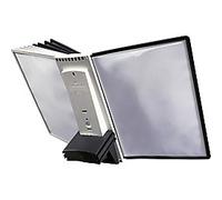 Durable SHERPA TABLE Extension Set | Module and 10 Panels | A4 Black & Grey