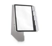 Durable Sherpa Display Panel Wall Unit 10 Panels In Black And Grey Ideal For Storing And Display Ing A4 Documents