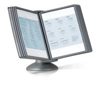 DURABLE Sherpa Display Panel System 10 Panels A4 Desk Mounted Plastic Silver