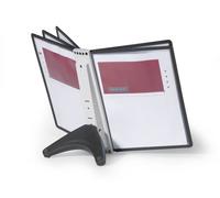 Durable SHERPA SOHO TABLE 5 Desk Display Panel Stand | 5 Panels | A4 Black