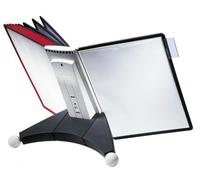Durable Sherpa Desk Unit 10 Complete, 10 Panels - Black and Red