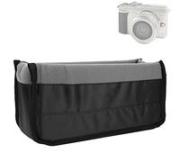 Durable Shockproof Camera Partition Bag Insert Case for DSLR Equipment Black Grey Blue Orange 12.6x6.3x3.94 Inch (Gray)