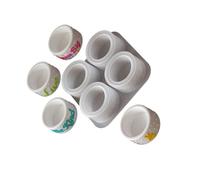 Durable silicone for 4 cups Perfect for wedding decorations and creating table centerpieces Easy to remove from mold