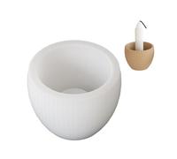 Durable silicone for use in vase crafts using resin plaster or concrete for artistic creations