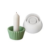 Durable Silicone Holder Mold, Unique Stripe Holder Charm Creative Market Molds for Creating Multiple Shapes of Silicone Molds