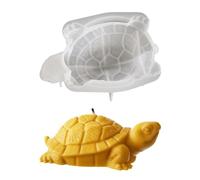 Durable silicone mold for creating sea turtle design ornaments. Perfect for resin clay plaster and creative home decoration