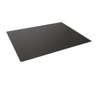 Durable Desk Mat with Contoured Edges 65 x 50cm, Non-Slip Back, Made from Polypropylene, Easy to Clean, Black