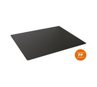 Durable Desk Mat with Contoured Edges 530x400mm Polypropylene Black