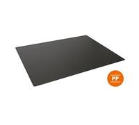 Durable Desk Mat with Contoured Edges 650x500mm Polypropylene Black
