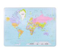 Durable Smooth Non-Slip World Map Desk Mat Pc Keyboard Mouse Pad - 53X40Cm