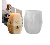 Durable Soft Casting Form - Beehive Candle Mold, Realistic Hive Shape Pillar Structure, Easy Demolding Craft Tool, Reusable Wax Art Equipment | Reliable Mold for Beginners Children School Projects