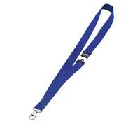 Durable Soft Neck Lanyards With Clip And Safety Release - 10 Pack - Blue
