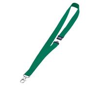 Durable Soft Textile Safety Badge Lanyard Release Green (Pack of 10) 8137/05